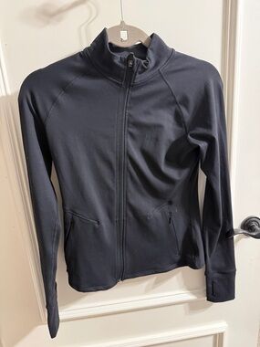 Women’s Black Zip-Front Active Jacket